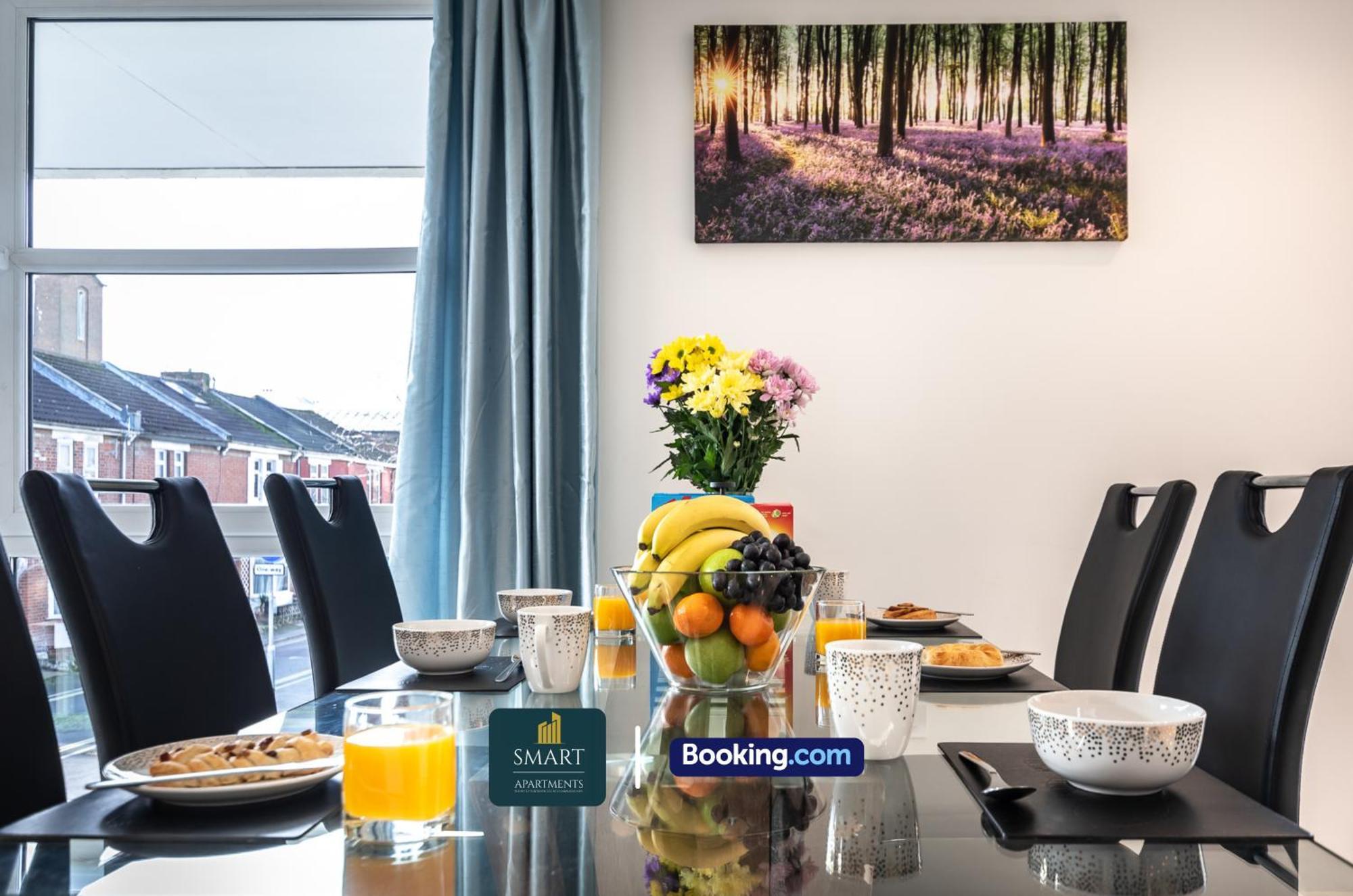 Spacious City Center Apartment By Smart Apartments Short Lets & Serviced Accommodation Apartment Southampton With Free Wifi Exterior foto